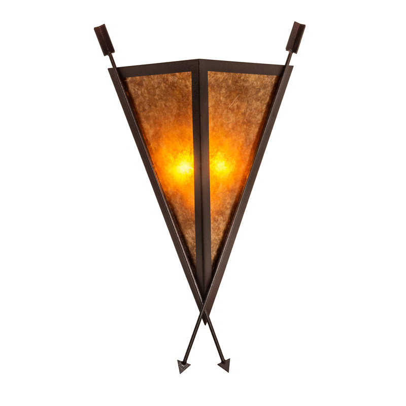 15" Wide Desert Arrow Wall Sconce
