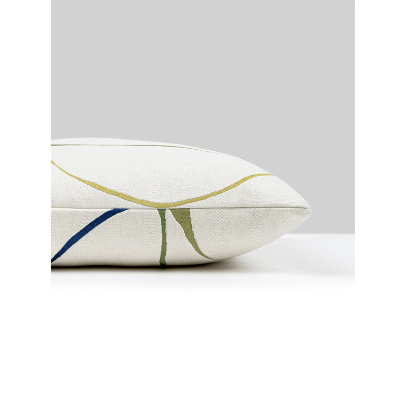 Linen Square Pillow Cover & Insert, Meadow
