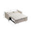 Canapé-lit, canapé-lit escamotable en velours 3 en 1 avec accoudoirs, poches de rangement et 2 coussins, dossier réglable, canapé-lit pour le salon, lit variable dans la chambre à coucher