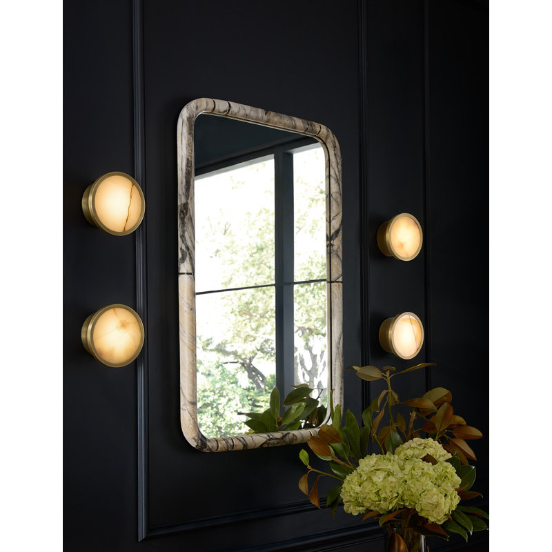 Louisa 1 - Light LED Flush Mount, Antique Brass
