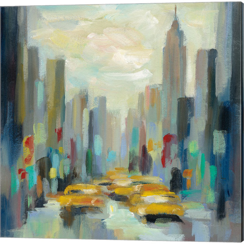 «Manhattan Sketches» par Silvia Vassileva, art sur toile (ensemble de 2)