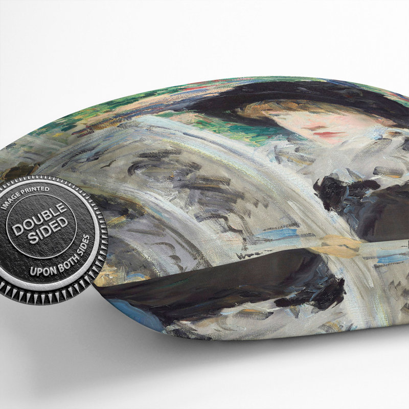 Woman Reading Square Throw Cushion, 40cm H x 40cm W x 15cm D