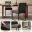  Ensemble de 4 chaises d'appoint 19,5 po en chenille-689483828-680317806