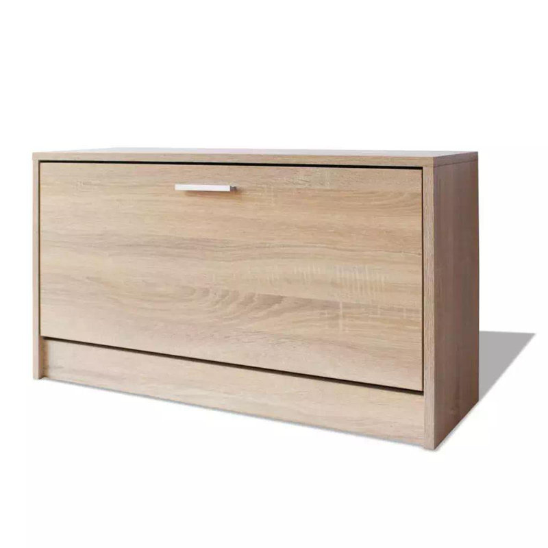 Aubrie Storage Bench, Oak