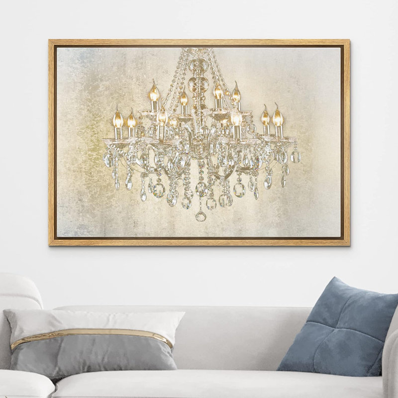 Glam Crystal Chandelier " Beige Green Crystal Bright Chandelier On White Background Decor Lights Modern Art "