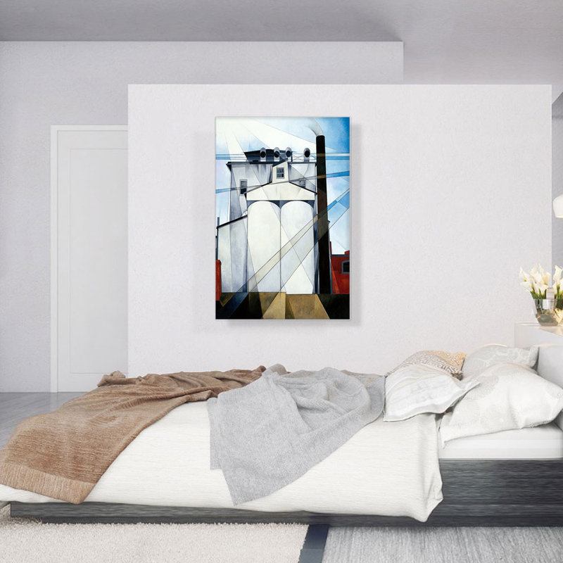 " My Egypt 1927 " by Charles Demuth Painting Print, 40" H x 26" W x 1.5" D