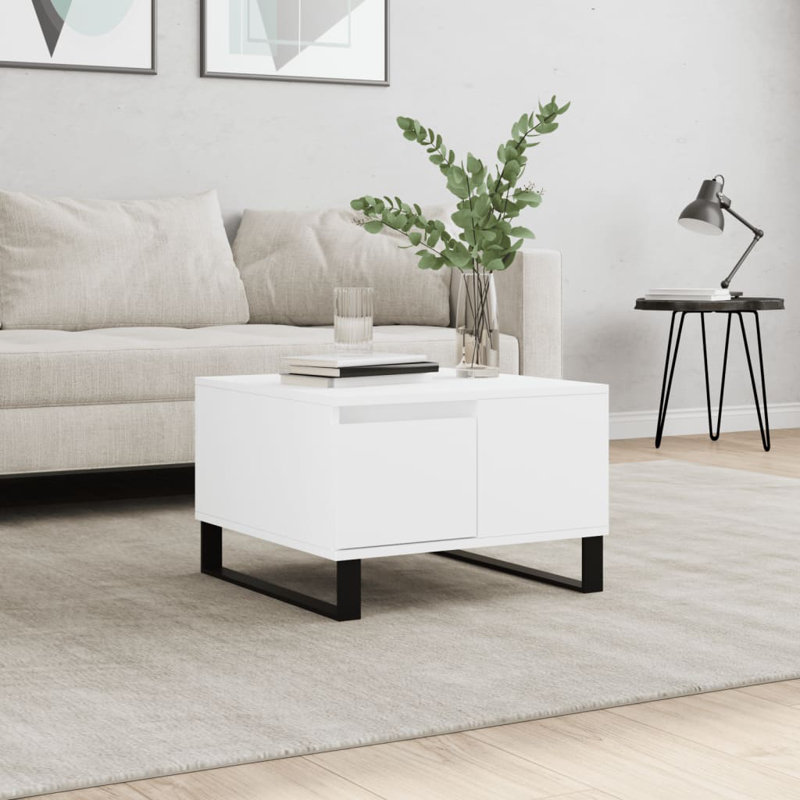 Ayluardo Sled Coffee Table with Storage, White