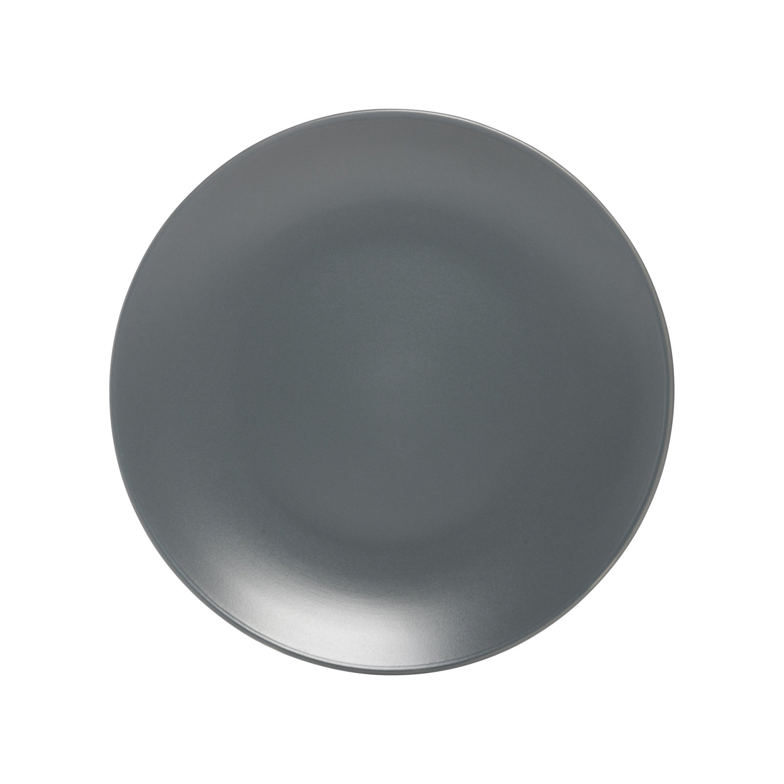Wazee Matte 8" Dinner Plate, Gray
