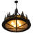 4 - Light Textured Black Unique/Statement Pendant