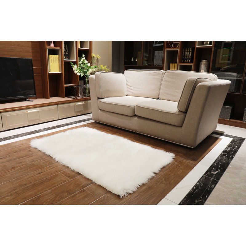 Tapis blanc Fulda, Rectangle 5 pi x 7 pi