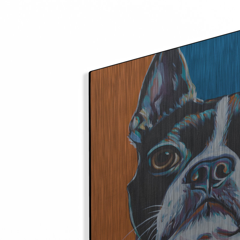 «Dog Friend III» par Carolee Vitaletti, H 12 po x l 12 po