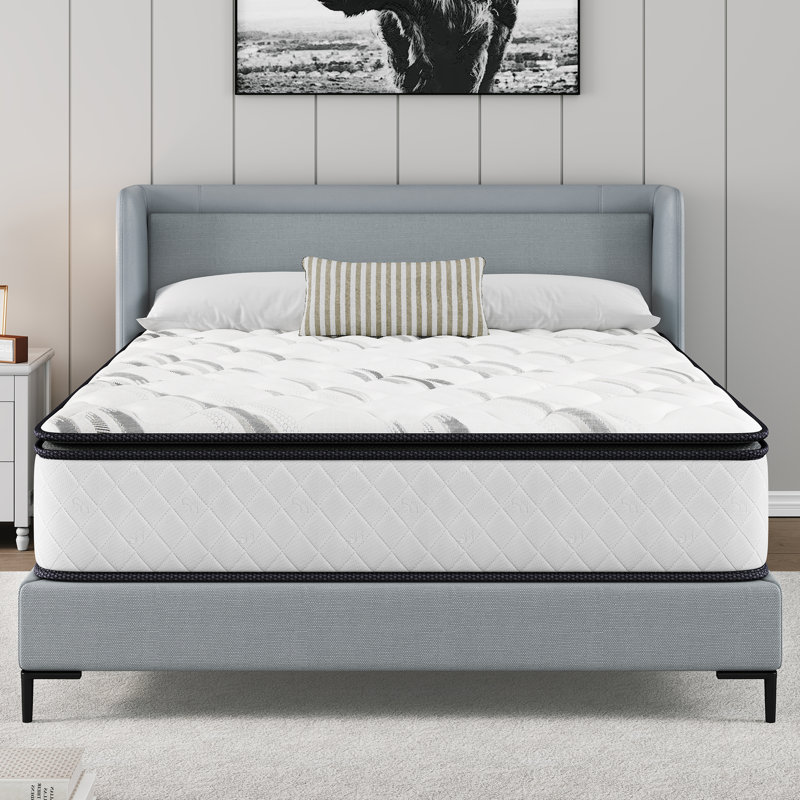 14"Queen Medium hybrid Mattress, Queen