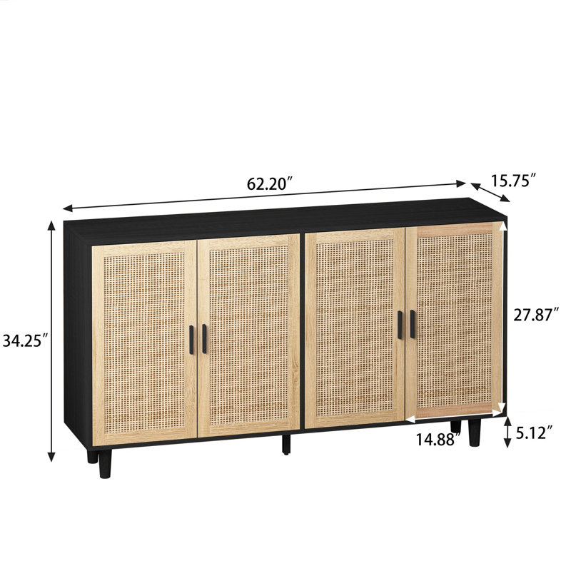 Console de 62 po pour le couloir