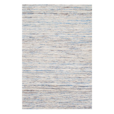 Tapis de la zone ivoire en soie touffeté fait main Ayalisse