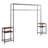 Frame With 2 Nightstands Headboards With Storage Cabinet, Headboard With Shelves, Bookcase Headboard Easy Assembly For Bedroom