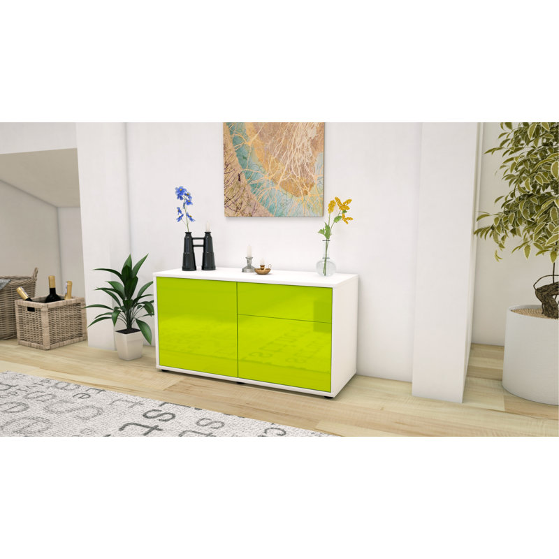 Montrose Sideboard, White/Green