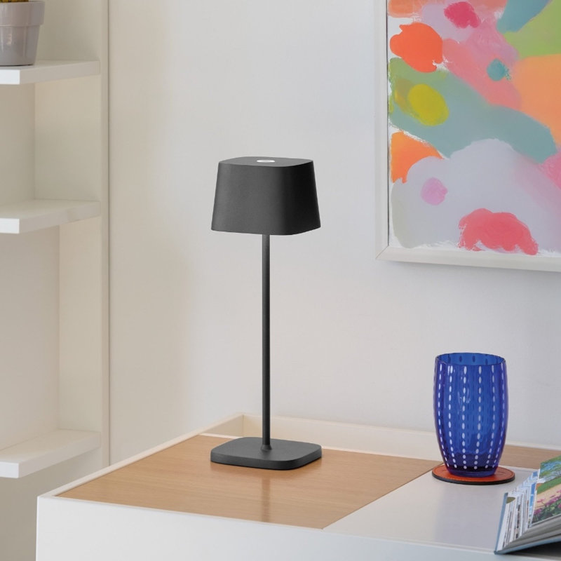 Ofelia Pro Table Lamp, Dark Gray