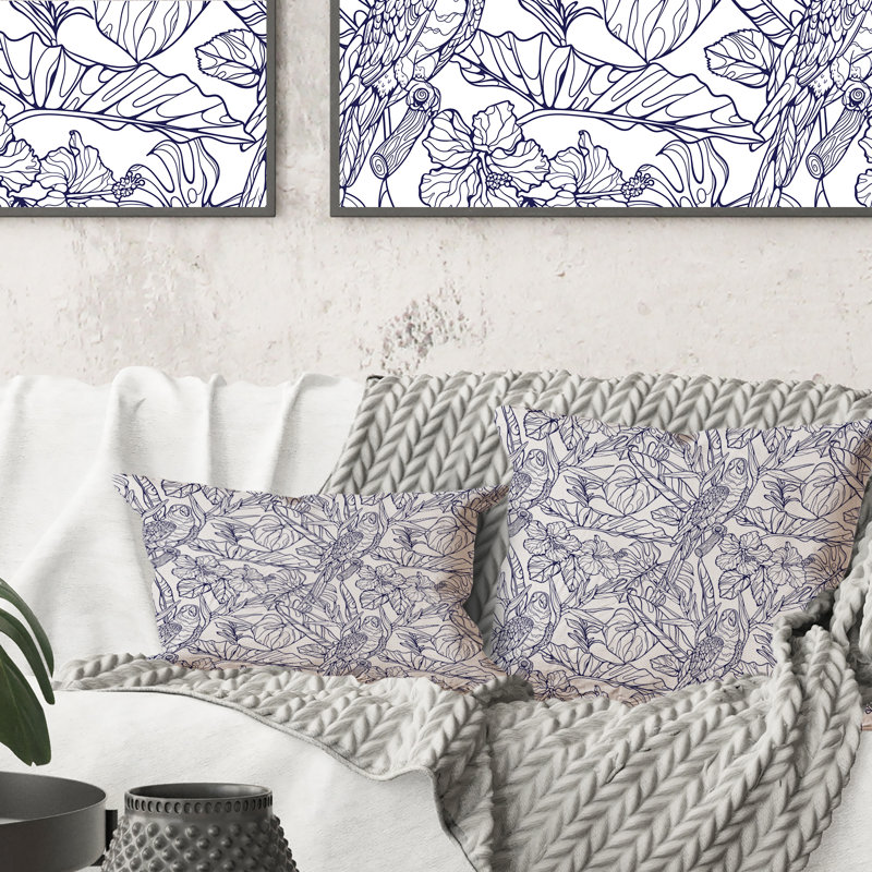 Coussin Tropical Ara