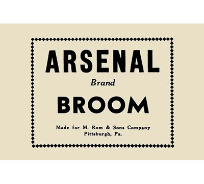 Arsenal Brand Broom  Textual Art Print