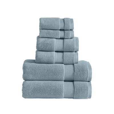 Modern Threads Luxury 6-Piece Quick-Dry Towel Set – Plush & Ultra-Absorbent For Spa-Like Experience, Cloud