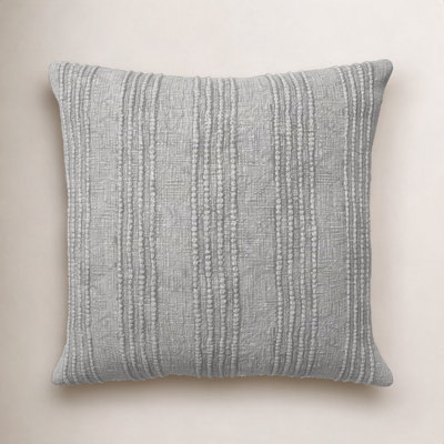 Kara Striped Cotton Reversible Throw Pillow