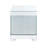 Hymir Glam Square End Table with Mirrored Glass Top in Faux Round Crystals