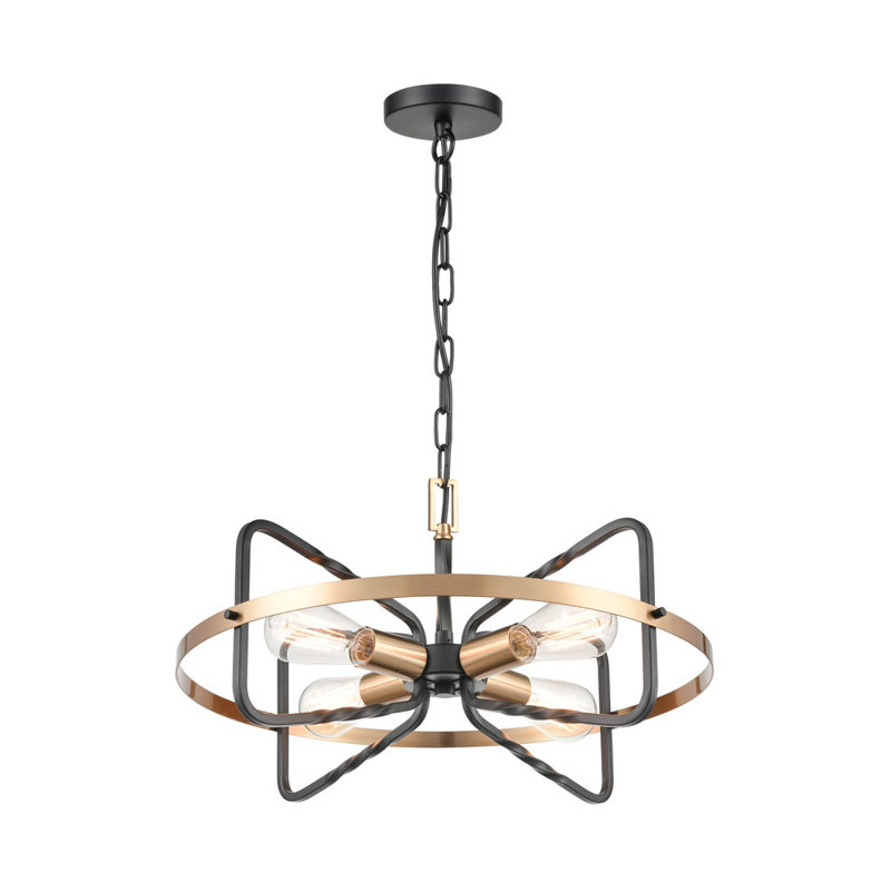Adhrit 4 - Light Bronze Crystal Pendant