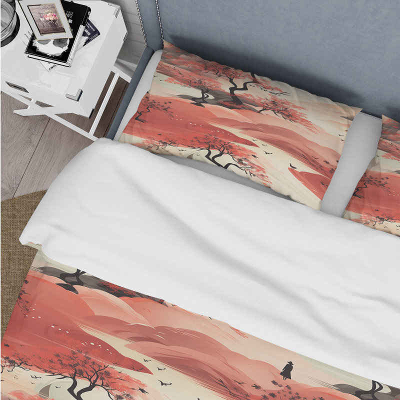 Ensemble de housse de couette chinois en microfibre de polyester, Housse de couette pour très grand lit et 2 très