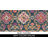 Felty Floral Machine Made Power Loom Polypropylene Blue Area Rug-719343023