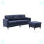 Canapé modulaire réversible avec repose-pieds Karwan