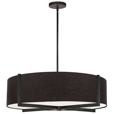 Luminaire suspendu incandescent 4 lumières Braidon