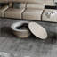 Table basse ronde avec rangement caché-1128868795