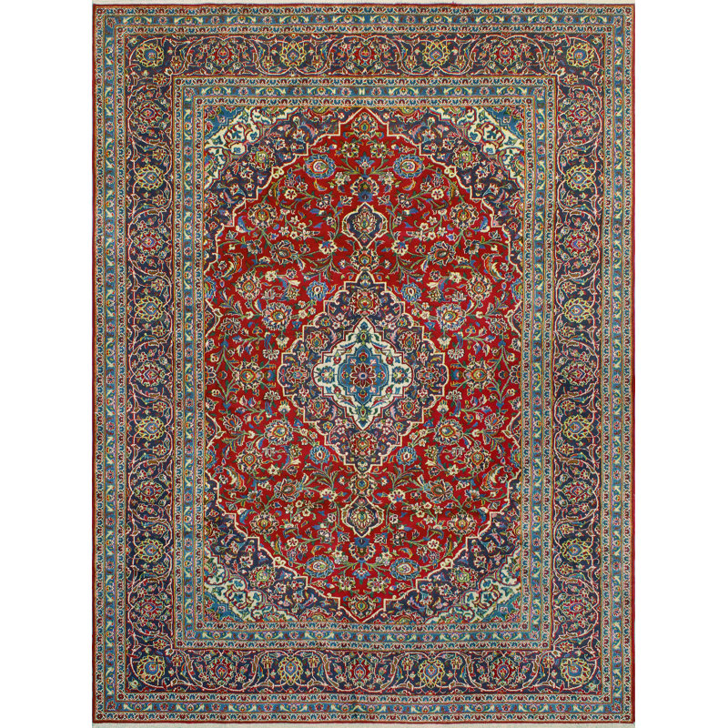 Khurram Distressed Catriel Red Rug