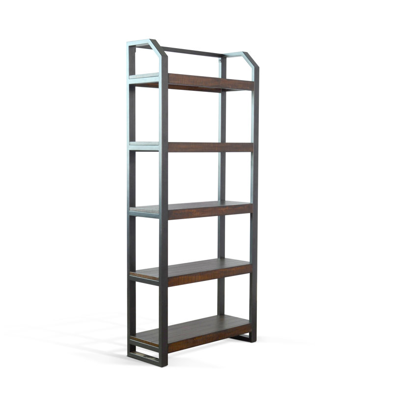Dendall Etagere Bookcase, Tobacco Leaf