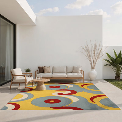 Tapis intérieur et extérieur Retro Dash