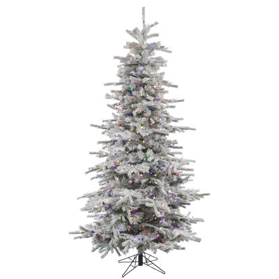 Sierra 7.5' H Lighted Artificial Fir Christmas Tree