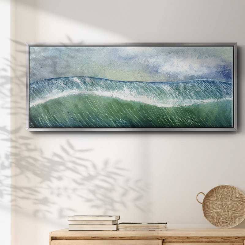 Crashing Wave I, Argent, H 8 po x l 20 po x P 1,5 po