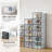 Stackable Shoe Boxes, 15-Pack With Lids