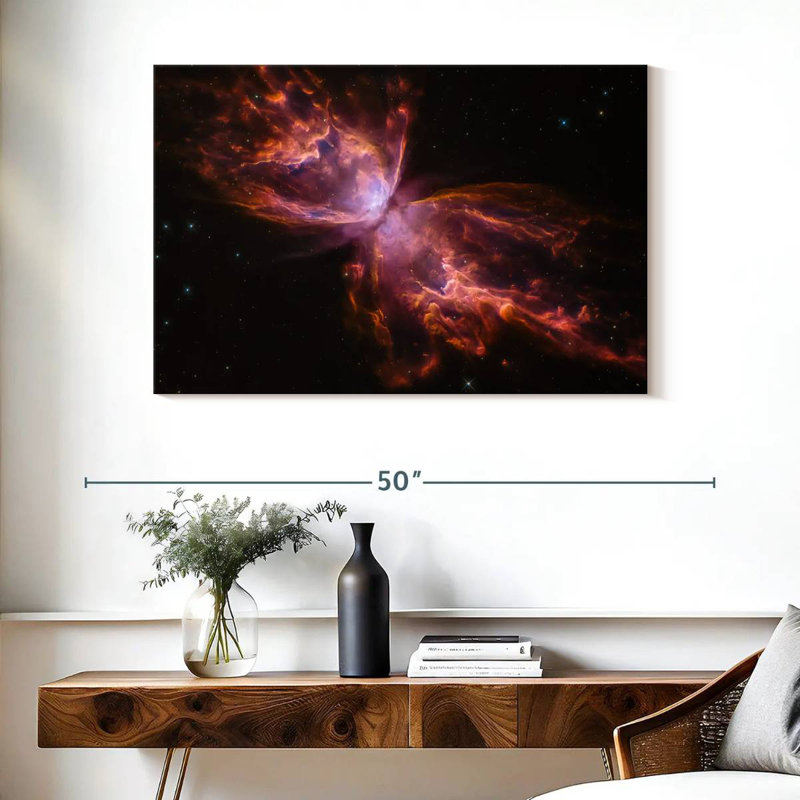 Oberle Butterfly Nebula, 26" H x 39" W