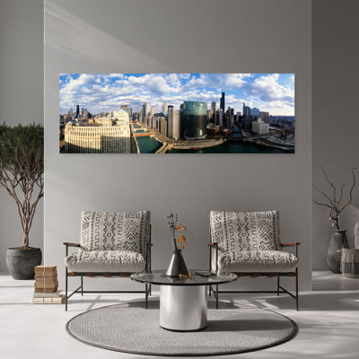 «Cityscape Chicago Il Usa», art contemporain abstrait, art mural
