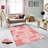 Stylish Woven Carpet, 5.6 x 7.5 Feet, 100% Polyester, 0.3 in Pile Height | Antibacterial, Non-Slip PVC Felt Dot Underside, Machine Washable | 3D Digital Printing, Durable & Easy to Maintain - Perfect for Any Room-1851481259