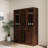 Modular Brown Walnut Cabinet Buffet - Create A Functional Dining Space In For