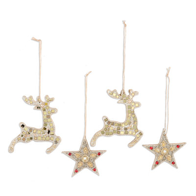 4.2'' Handmade Glass Hanging Figurine Ornament