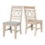 Chaise d'appoint en bois massif Kindelan-19110955
