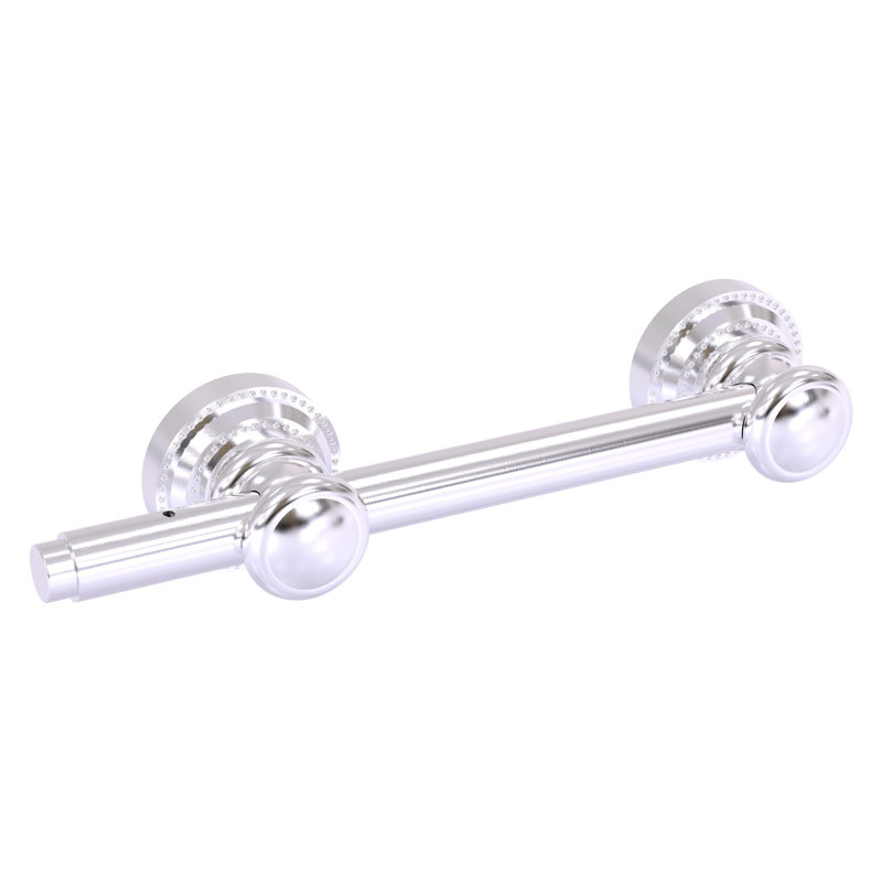 Tringle pour garde-robe Pop-Out - la solution polyvalente pour le rangement temporaire, Satin Chrome
