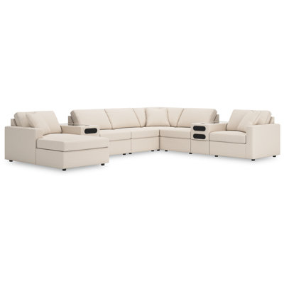 Canapé modulaire 8 pièces avec système audio et méridienne Modmax