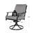 Swivel Rocker Patio Dining Armchair With Cushion-1298120254