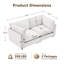 Canapé modulaire en chenille de l 74,8 po Eagan Heffernan -1190565306