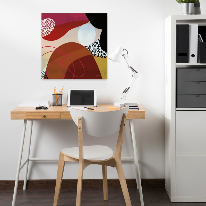Variété VI, art contemporain moderne abstrait, H 18 po x l 18 po