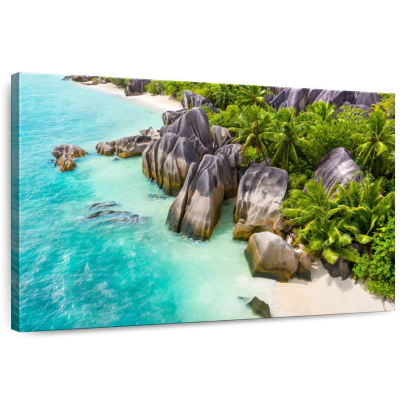 Gillard Scenic Anse Source D'Argent, H 8 po x l 12 po